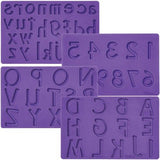 Wilton Fondant & Gum Paste Mold Letters/Numbers set/4