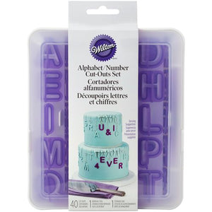 Wilton Cut-Outs Alphabet & Numbers Set