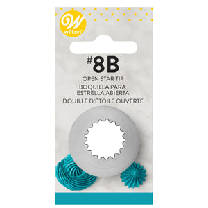 Wilton Decorating Tip Open Star #8B