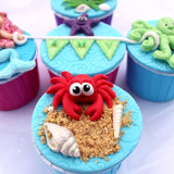 Katy Sue Mould Sugar Buttons  Crab and Fish