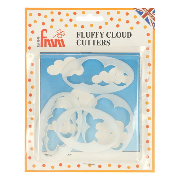 FMM Fluffy Cloud Cutters set 5 stuks