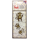 FMM Mummy and Baby Monkey Cutter Set/4