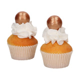 FunCakes Pearl Choco Balls Bronze Gold Set/8