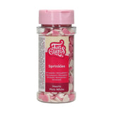 FunCakes Hartjes Roze-Wit 60g