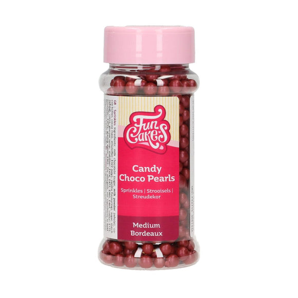 FunCakes Candy Choco Parels Medium Bordeaux 80 g