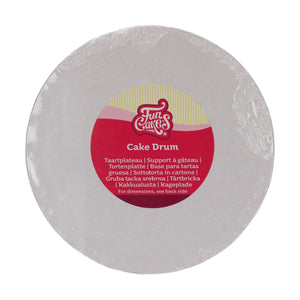 FunCakes Cake Drum Rond Ø22,5 cm Wit