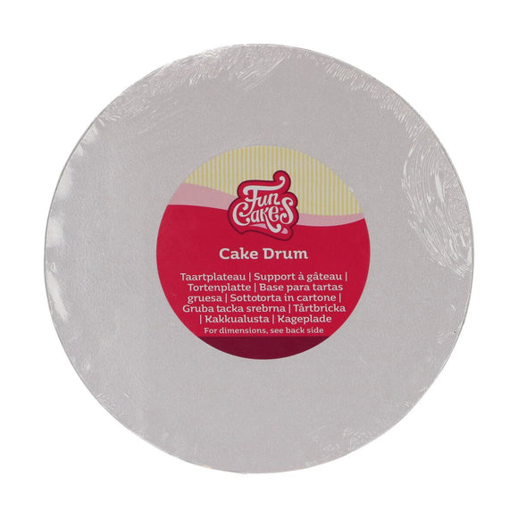 FunCakes Cake Drum Rond Ø22,5 cm Wit