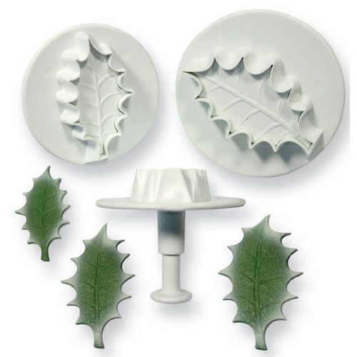 PME Holly Leaf Plunger Ccutter set/3 Extra Large