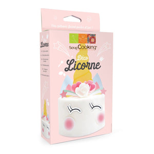 Scrapcooking Wafer Decoration Unicorn Set/12