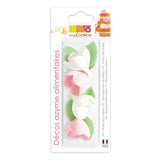 Scrapcooking Wafer Decoration Assorted Rose & Leaf Set/10