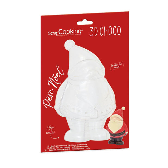 Scrapcooking 3D Chocolade mal Kerstman