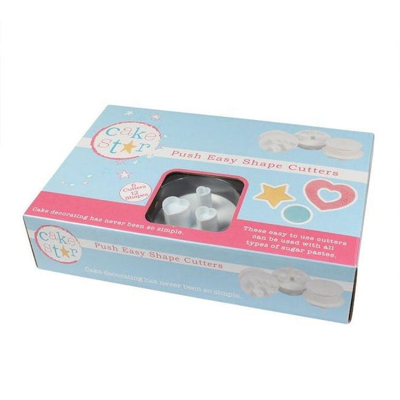 Cake Star Push Easy Shapes Cutters Set/6