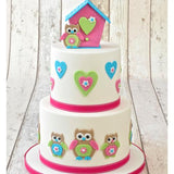 FMM Mummy & Baby Owl Cutter Set 4 stuks