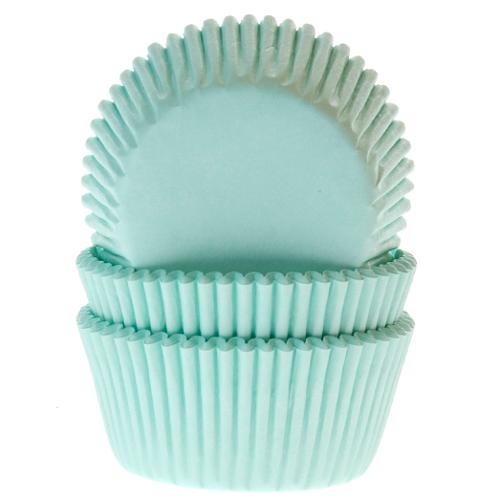 House of Marie Mini Baking Cups Mint 60 stuks