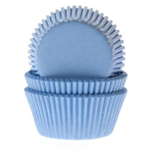 House of Marie Mini Baking cups Sky Blue pak 60 stuks.