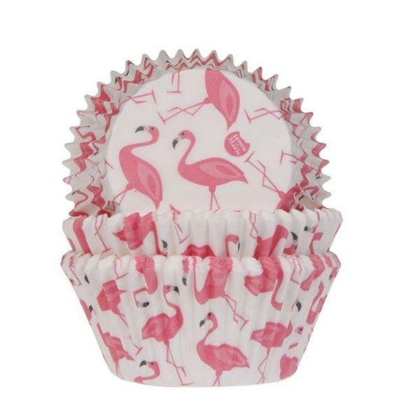 House of Marie Baking cups Flamingo