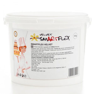 SmartFlex Fondant White Velvet Vanilla 4kg