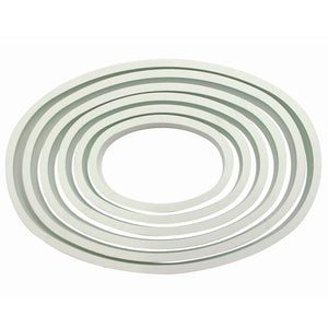 PME Plastic Cutter Oval Set 6 stuks