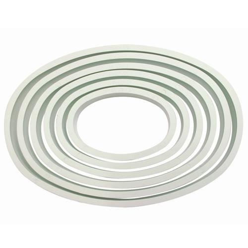 PME Plastic Cutter Oval Set 6 stuks