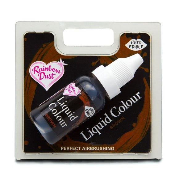 RD Colour Flo Airbrush Colour Brown 16ml