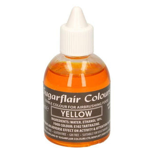 Sugarflair Airbrush Colouring Yellow 60ml
